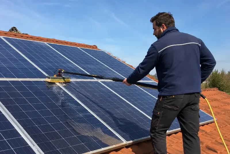 Nettoyage et entretien de panneaux solaires à Virsac